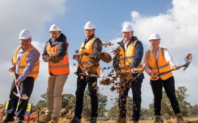 New Metronet Lakelands Station Under Construction in WA