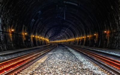 First rail under the harbour is laid